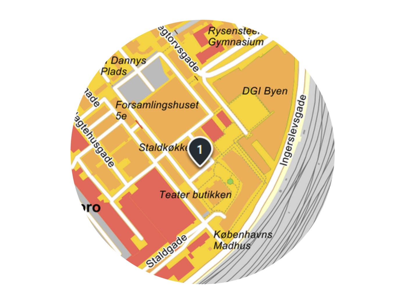 Musikskolens undervisningssteder - i Staldgade og på skolerne i København